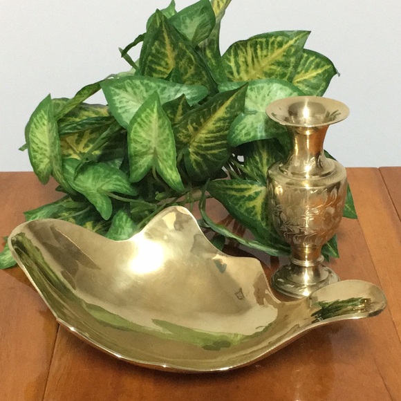 Two Piece Brass Set - Picture 1 of 10